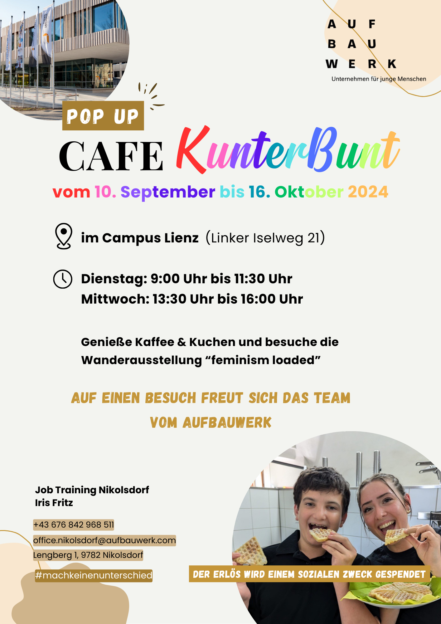 Pop-up Café "Kunter-bunt"